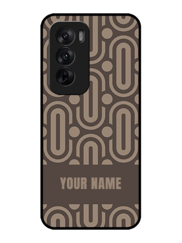 Custom Oppo Reno 12 5G Custom Metal Phone CaseCaptivating Zero Pattern Design