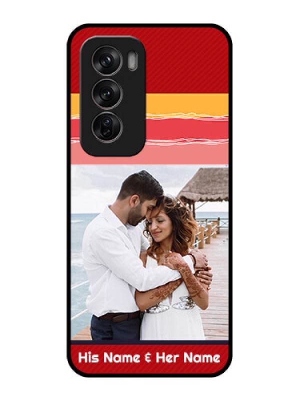 Custom Oppo Reno 12 Pro 5G Custom Metal Phone CaseColorful Case Design