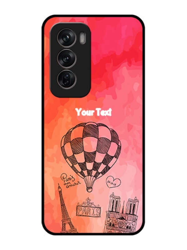 Custom Oppo Reno 12 Pro 5G Custom Metal Phone CaseParis Theme Design