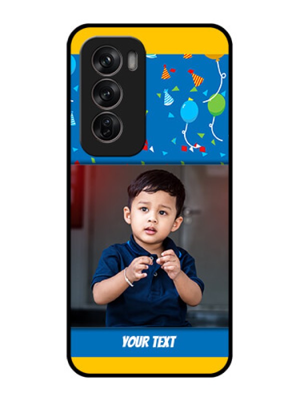 Custom Oppo Reno 12 Pro 5G Custom Metal Phone CaseBirthday Wishes Design