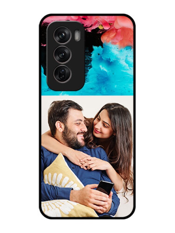 Custom Oppo Reno 12 Pro 5G Custom Metal Phone CaseQuote With Acrylic Painting Design