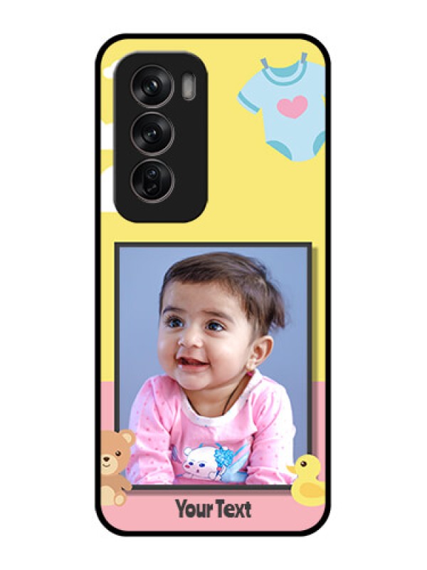 Custom Oppo Reno 12 Pro 5G Custom Metal Phone CaseKids 2 Color Design