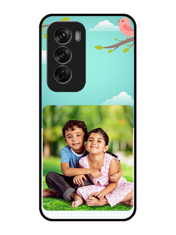 Custom Oppo Reno 12 Pro 5G Custom Metal Phone CaseDoodle Love Design