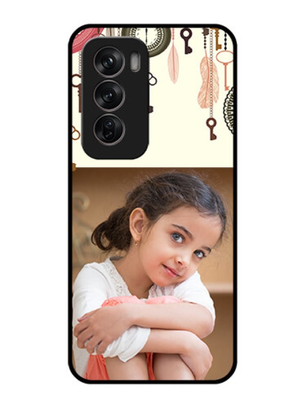 Custom Oppo Reno 12 Pro 5G Custom Metal Phone CaseBoho Style Design