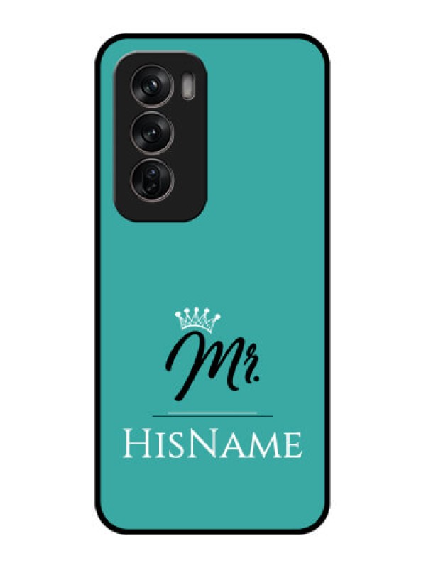 Custom Oppo Reno 12 Pro 5G Custom Metal Phone CaseMr With Name Design