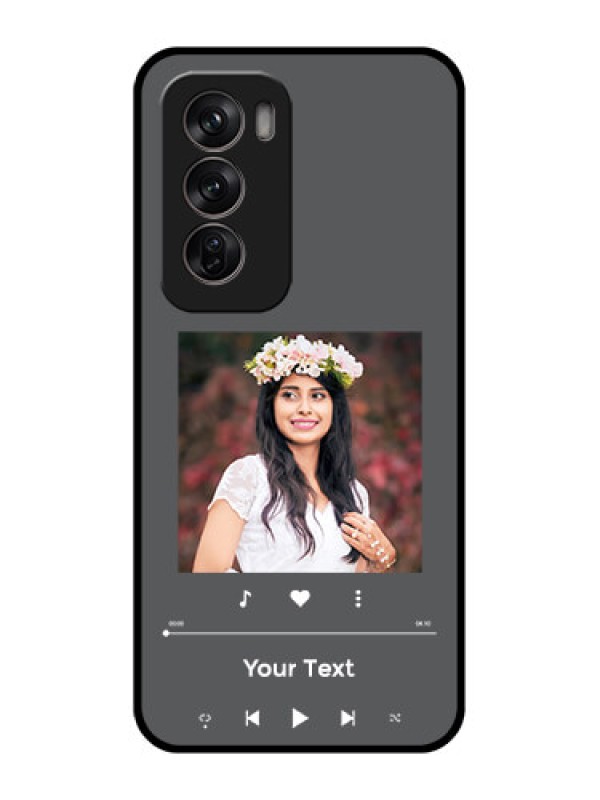 Custom Oppo Reno 12 Pro 5G Custom Metal Phone CasePlay The Music Design