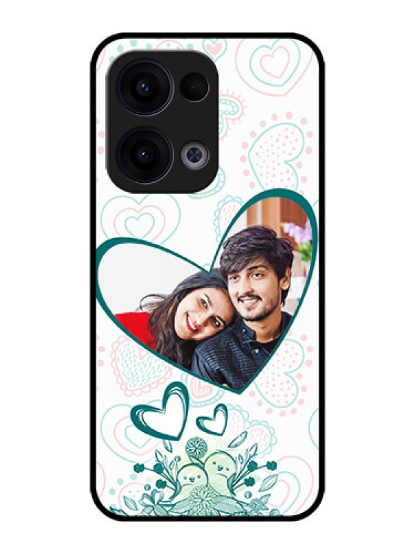 Custom Reno 13 5G Custom Metal Phone CasePremium Couple Design