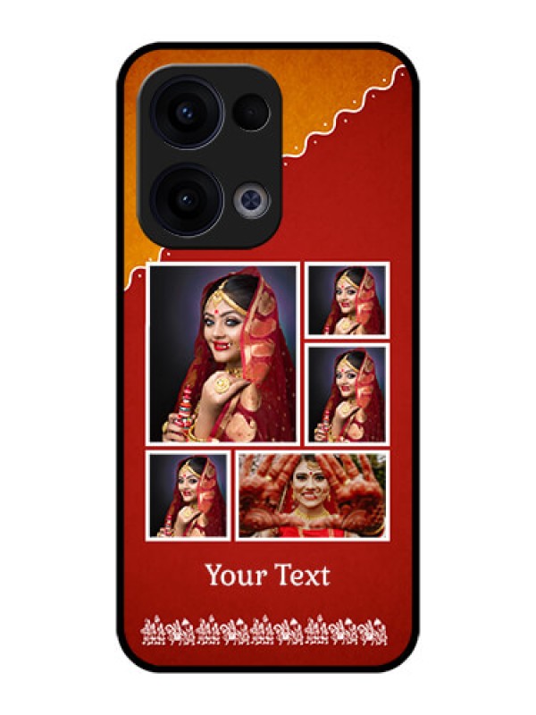 Custom Reno 13 5G Custom Metal Phone CaseWedding Pic Upload Design