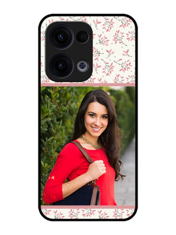 Custom Reno 13 5G Custom Metal Phone CaseStunning Floral Design