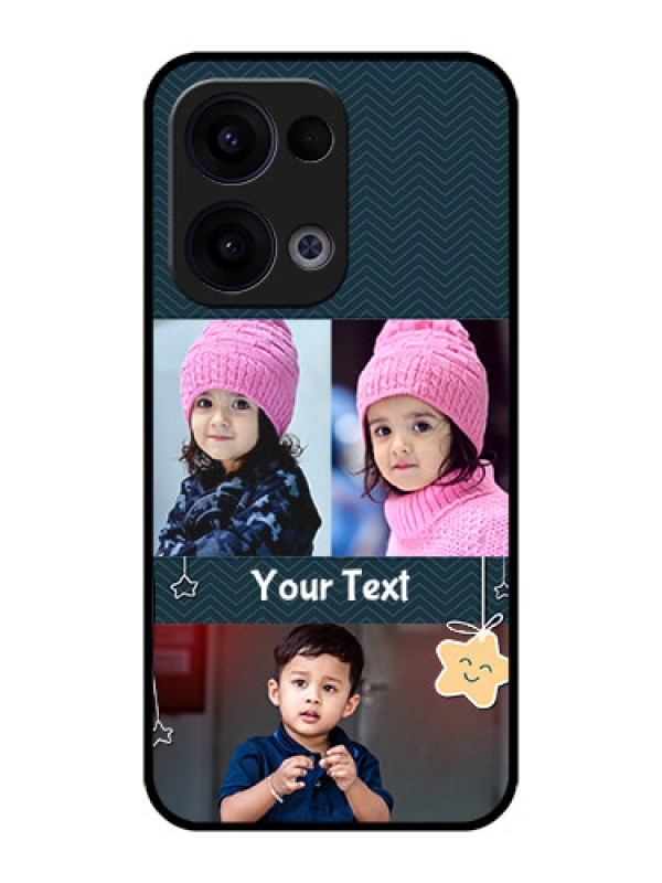 Custom Reno 13 5G Custom Metal Phone CaseHanging Stars Design