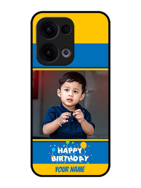 Custom Reno 13 5G Custom Metal Phone CaseBirthday Wishes Design