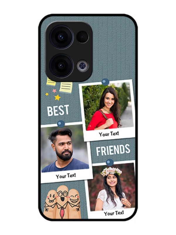 Custom Reno 13 5G Custom Metal Phone CaseSticky Frames And Friendship Design