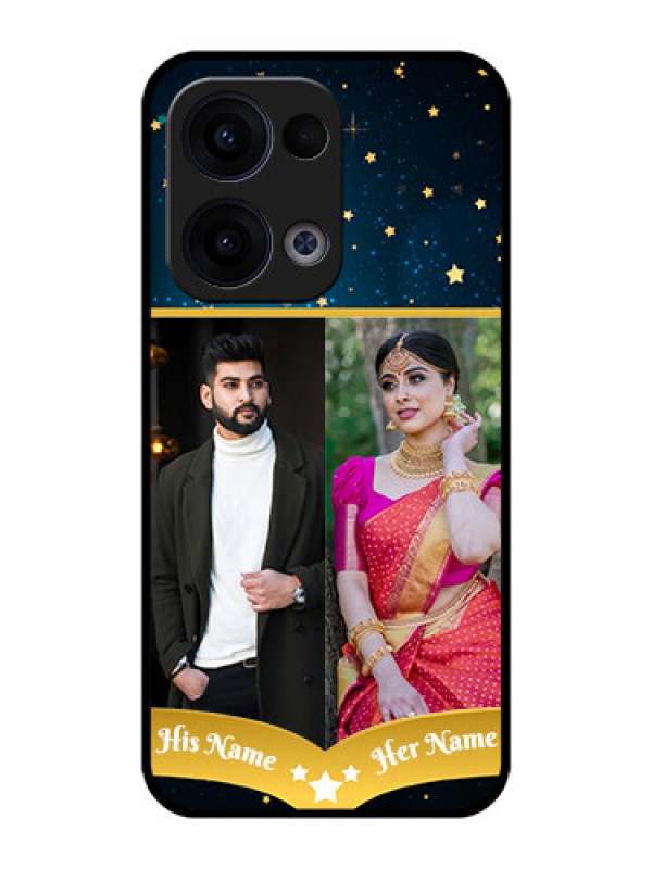 Custom Reno 13 5G Custom Metal Phone CaseGalaxy Stars Backdrop Design