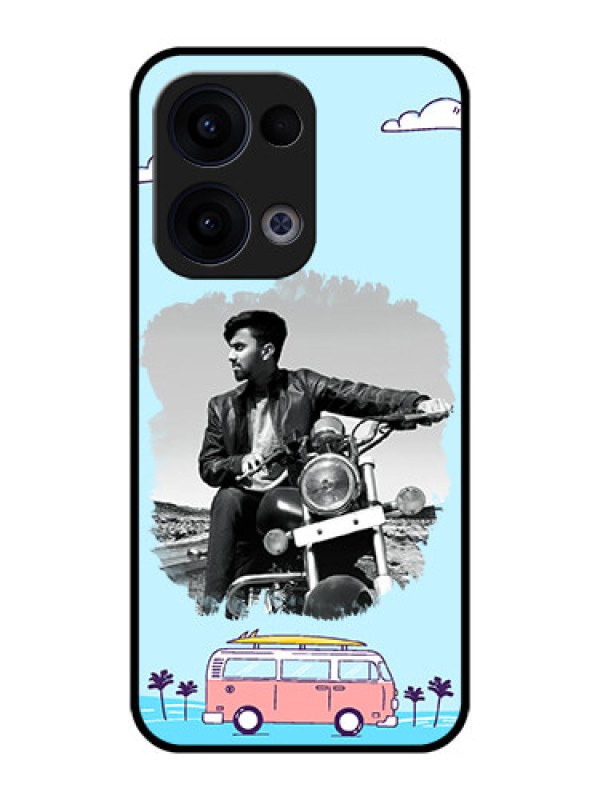 Custom Reno 13 5G Custom Metal Phone CaseTravel and Adventure Design