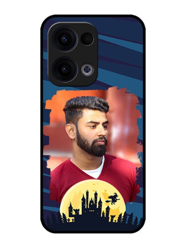 Custom Reno 13 5G Custom Metal Phone CaseHalloween Witch Design