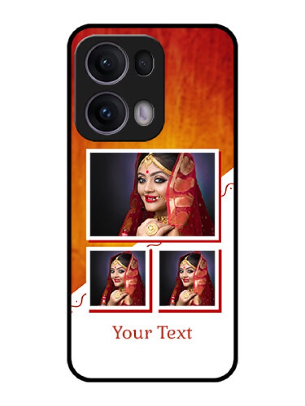 Custom Reno 13 Pro 5G Custom Metal Phone CaseWedding Memories Design