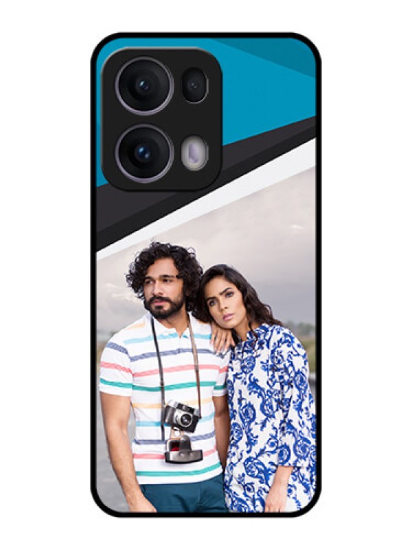 Custom Reno 13 Pro 5G Custom Metal Phone CaseSimple Pattern Photo Upload Design