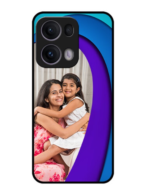 Custom Reno 13 Pro 5G Custom Metal Phone CaseSimple Pattern Design