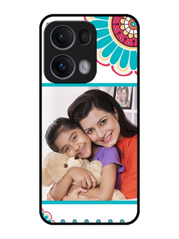 Custom Reno 13 Pro 5G Custom Metal Phone CaseFlower Design