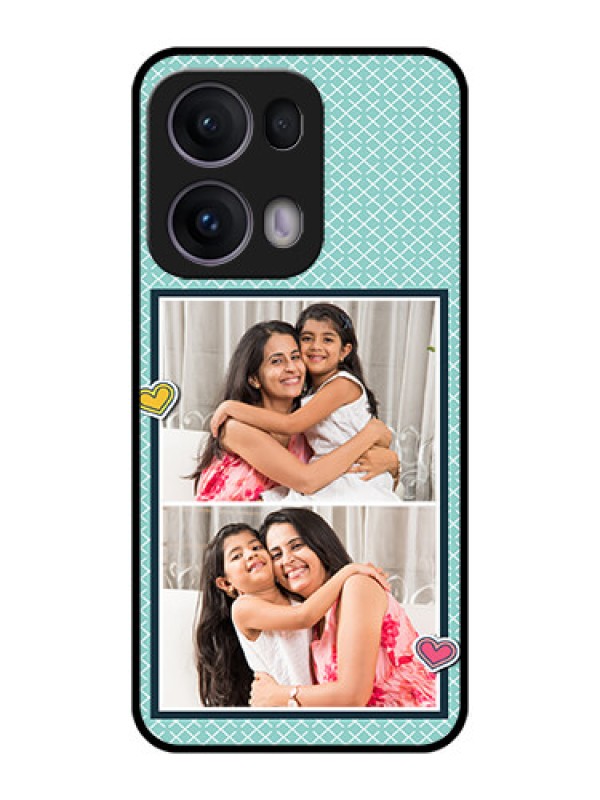 Custom Reno 13 Pro 5G Custom Metal Phone Case2 Image Holder With Pattern Design