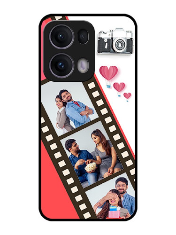 Custom Reno 13 Pro 5G Custom Metal Phone Case3 Image Holder With Film Reel