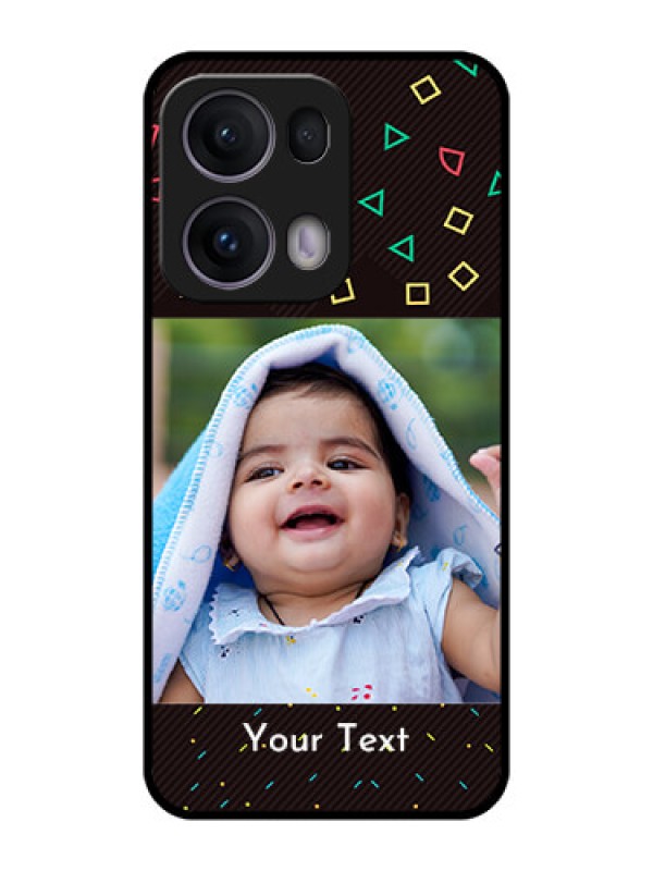 Custom Reno 13 Pro 5G Custom Metal Phone CaseWith Confetti Birthday Design