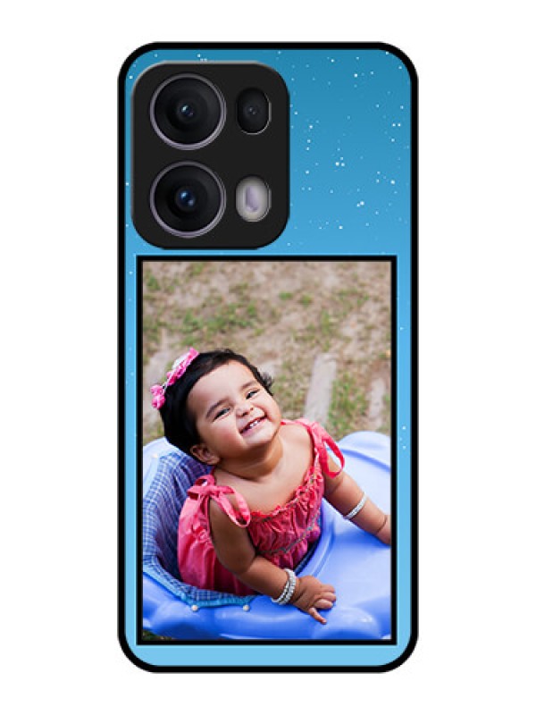 Custom Reno 13 Pro 5G Custom Metal Phone CaseWave Pattern Colorful Design