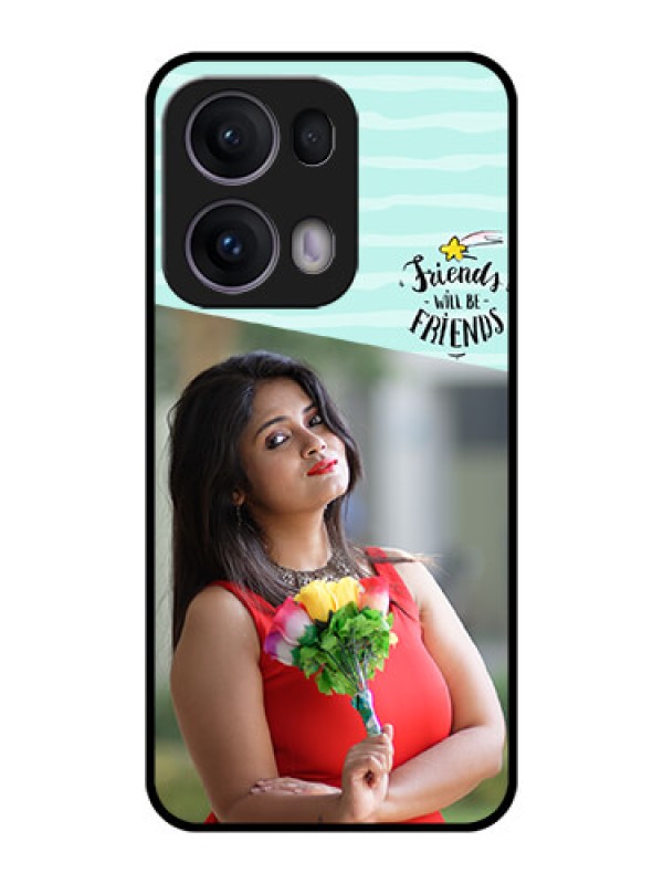 Custom Reno 13 Pro 5G Custom Metal Phone CaseFriends Picture Icon Design