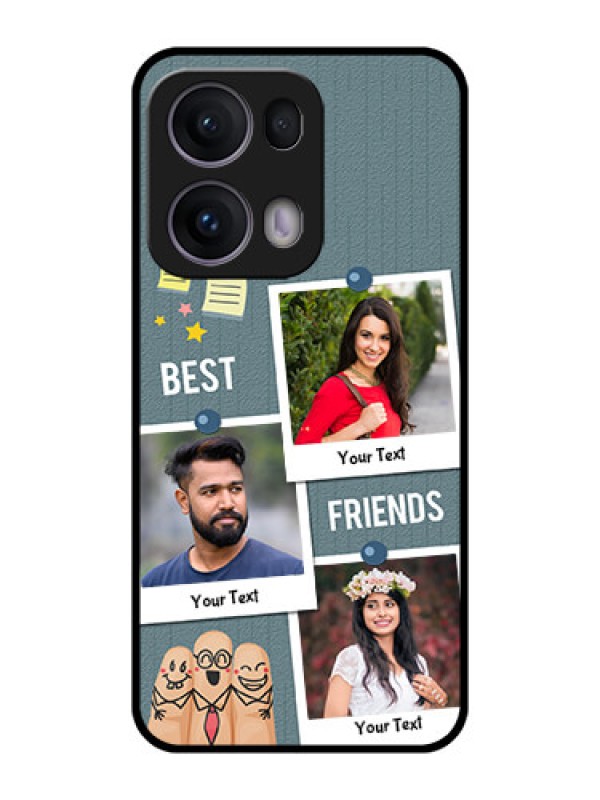 Custom Reno 13 Pro 5G Custom Metal Phone CaseSticky Frames And Friendship Design