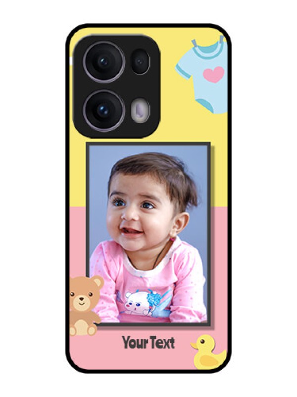 Custom Reno 13 Pro 5G Custom Metal Phone CaseKids 2 Color Design