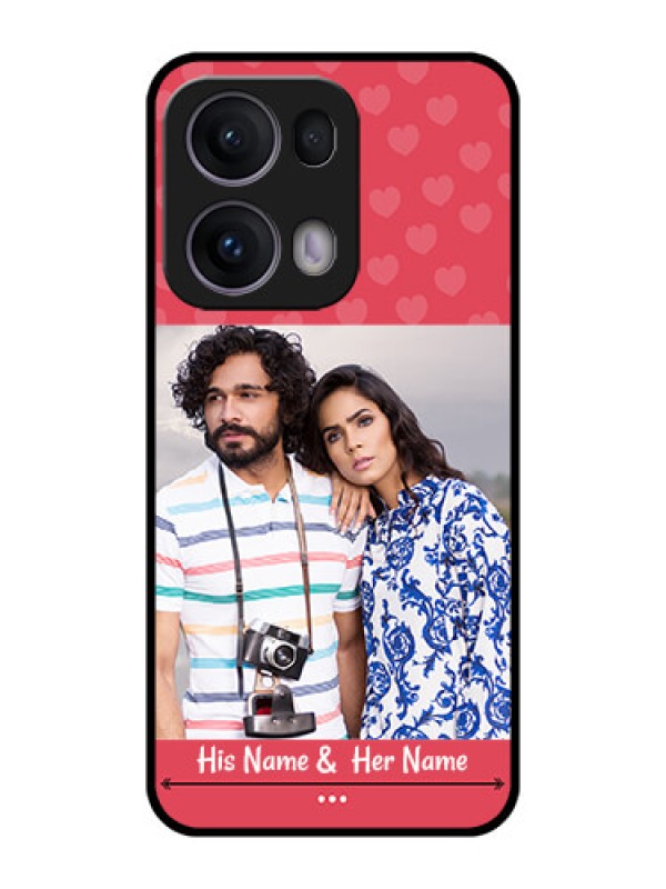 Custom Reno 13 Pro 5G Custom Metal Phone CaseSimple Love Design