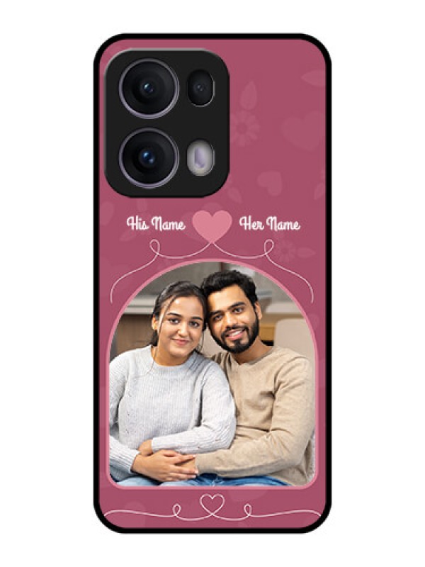 Custom Reno 13 Pro 5G Custom Metal Phone CaseLove Floral Design
