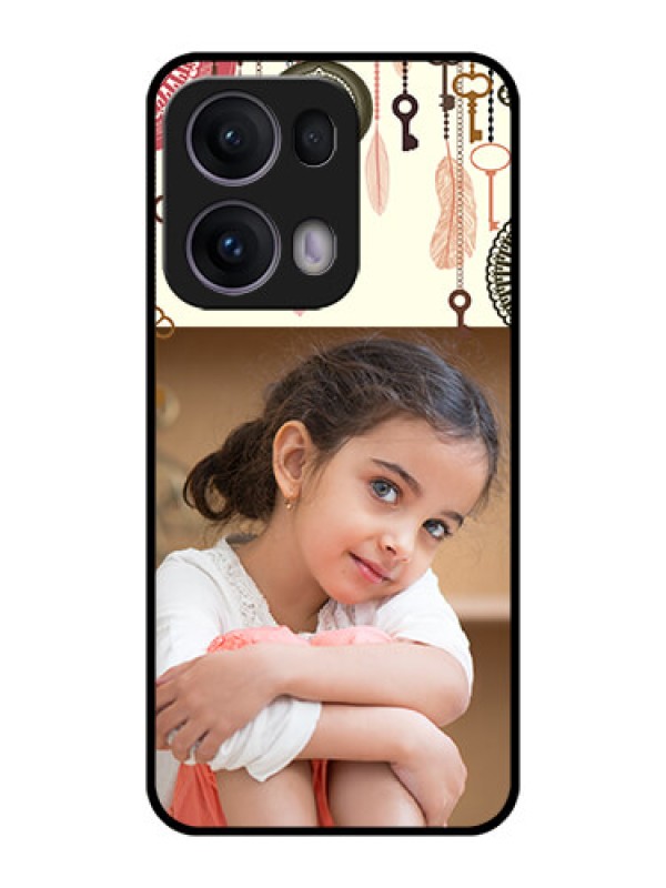 Custom Reno 13 Pro 5G Custom Metal Phone CaseBoho Style Design