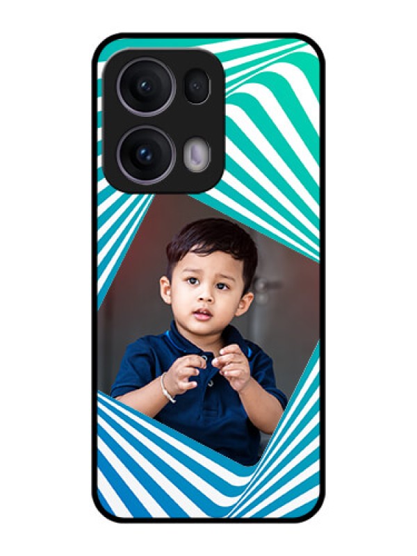 Custom Reno 13 Pro 5G Custom Metal Phone CaseAbstract Spiral Design