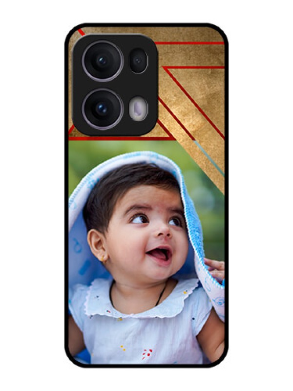 Custom Reno 13 Pro 5G Custom Metal Phone CaseGradient Abstract Texture Design