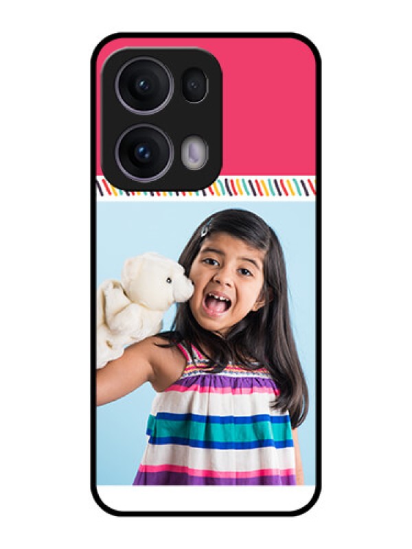 Custom Reno 13 Pro 5G Custom Metal Phone CaseLine Art Design