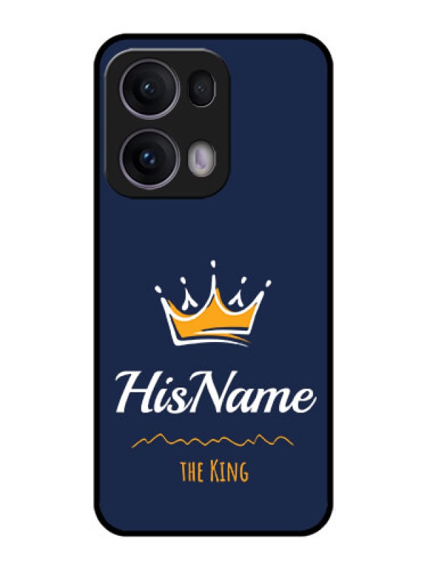 Custom Reno 13 Pro 5G Custom Metal Phone CaseKing With Name Design