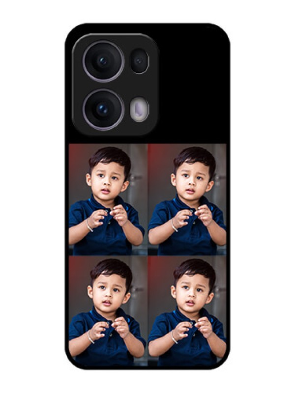 Custom Reno 13 Pro 5G Custom Metal Phone Case4 Image Holder Design