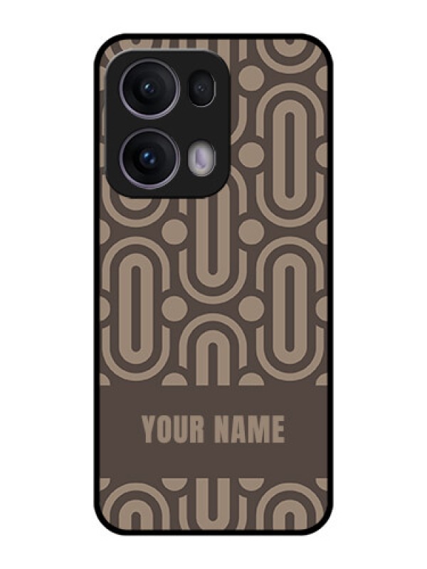 Custom Reno 13 Pro 5G Custom Metal Phone CaseCaptivating Zero Pattern Design