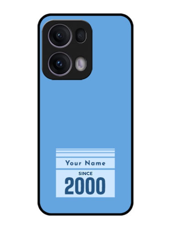 Custom Reno 13 Pro 5G Custom Metal Phone CaseCustom Year Of Birth Design