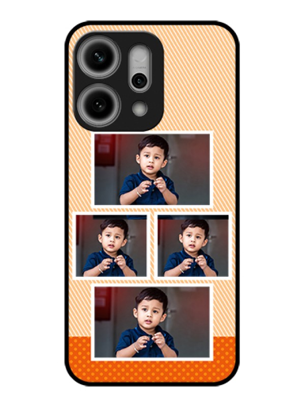 Custom Oppo Reno 14 Pro 5G Custom Metal Phone Case - Bulk Photos Upload Design