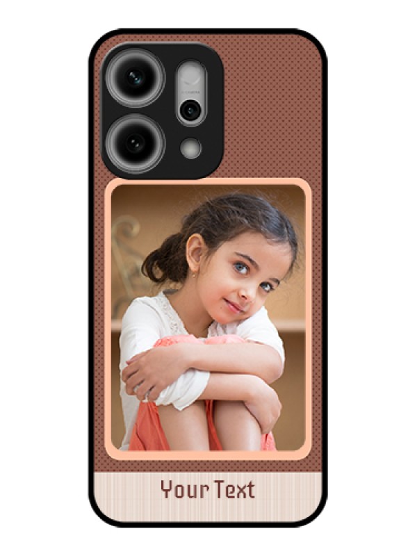 Custom Oppo Reno 14 Pro 5G Custom Metal Phone Case - Simple Pic Upload Design