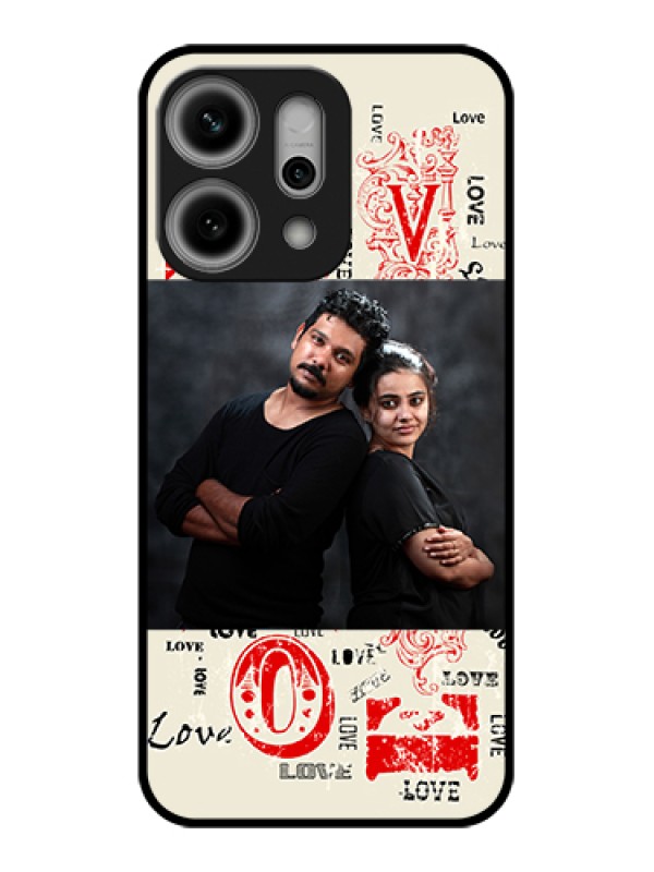 Custom Oppo Reno 14 Pro 5G Custom Metal Phone Case - Trendy Love Design Case