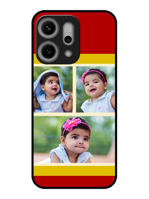 Custom Oppo Reno 14 Pro 5G Custom Metal Phone Case - Multiple Pic Upload Design