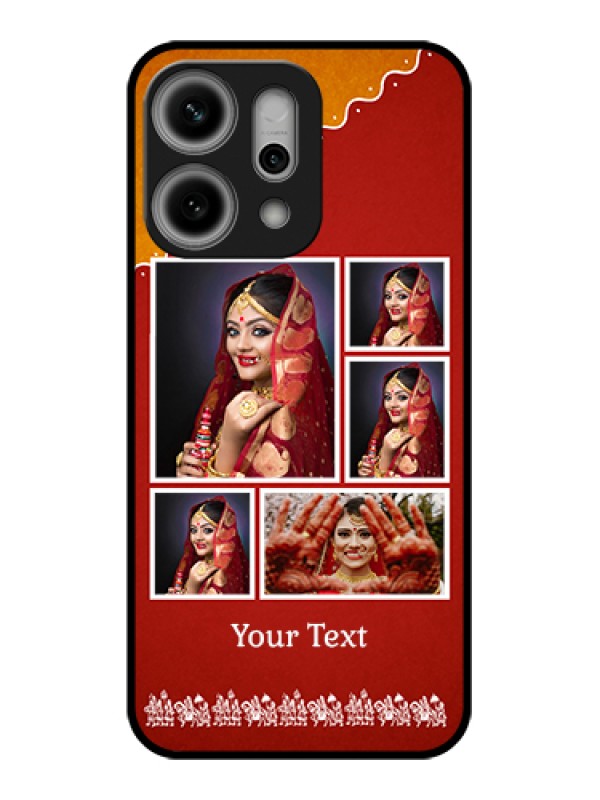 Custom Oppo Reno 14 Pro 5G Custom Metal Phone Case - Wedding Pic Upload Design