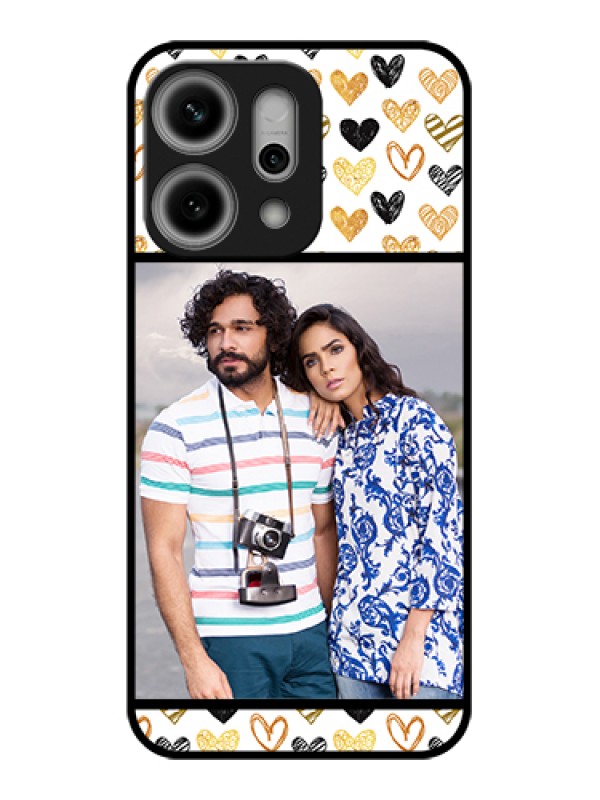 Custom Oppo Reno 14 Pro 5G Custom Metal Phone Case - Love Symbol Design