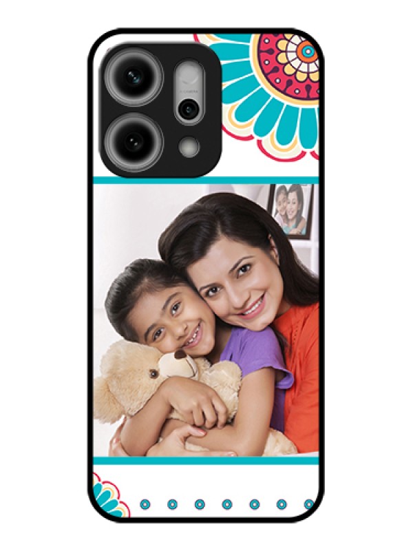 Custom Oppo Reno 14 Pro 5G Custom Metal Phone Case - Flower Design