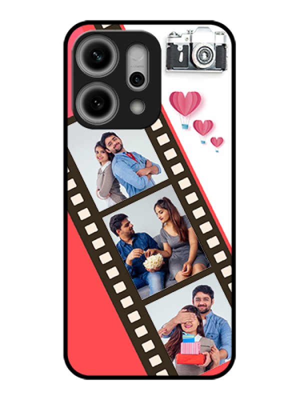 Custom Oppo Reno 14 Pro 5G Custom Metal Phone Case - 3 Image Holder With Film Reel