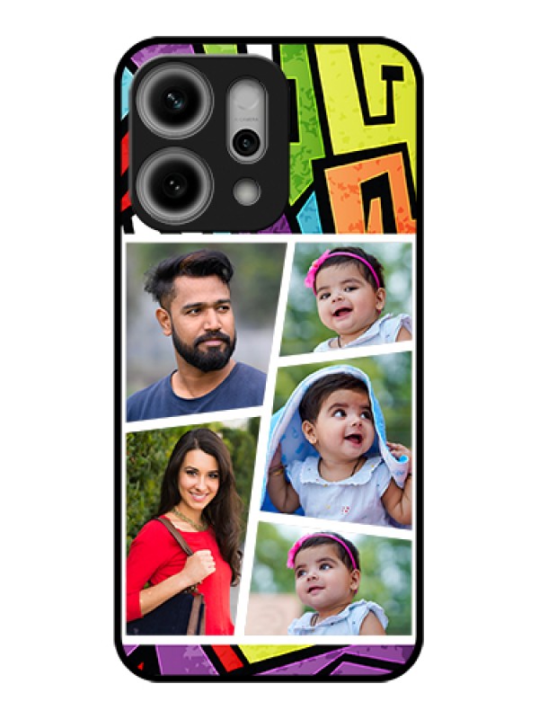 Custom Oppo Reno 14 Pro 5G Custom Metal Phone Case - Graffiti Pattern Design