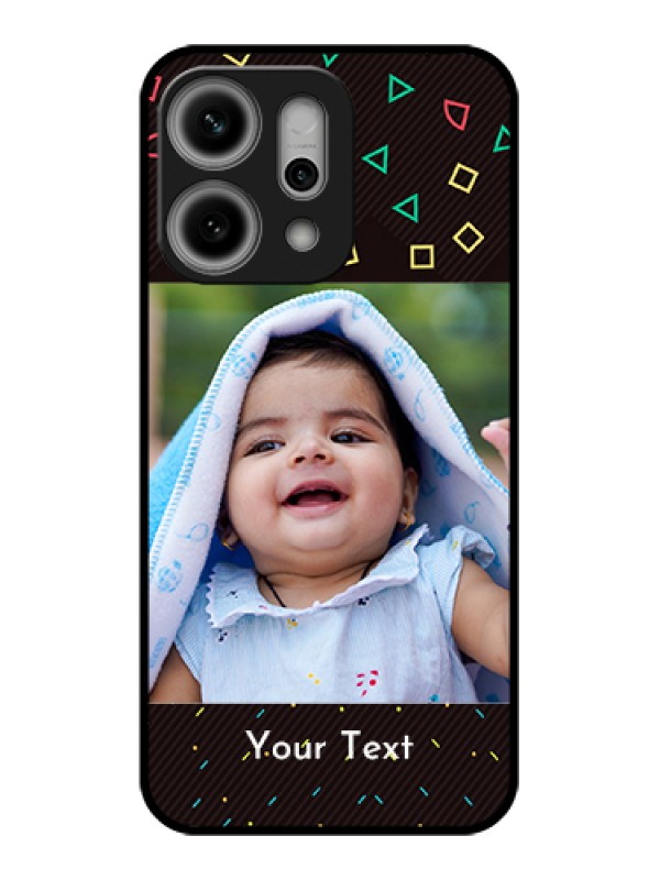 Custom Oppo Reno 14 Pro 5G Custom Metal Phone Case - With Confetti Birthday Design